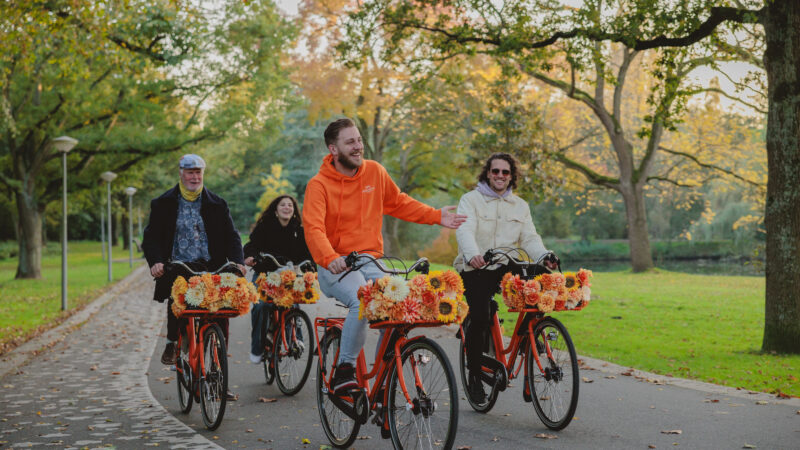 Visite de la ville d'Amsterdam à vélo