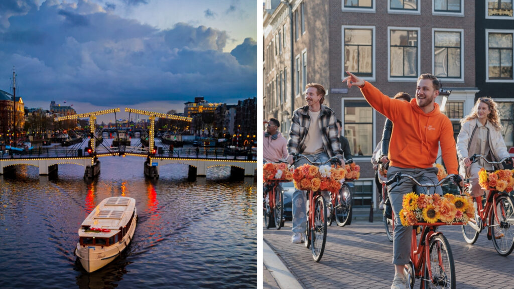 Fietstocht en grachtenvaart combiticket