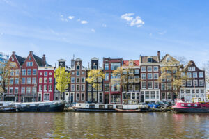 Beautiful view from the canals during a Flagship Amsterdam tour