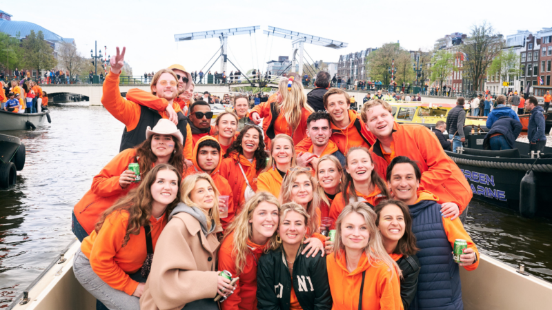 Privéboot voor Koningsdag