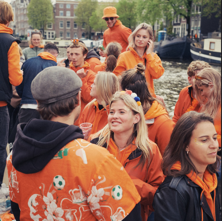 Privéboot voor Koningsdag