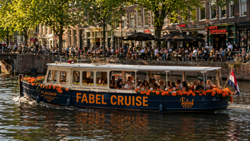 patatje rondvaart Amsterdam