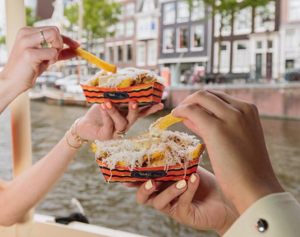 fries canal cruise Amsterdam