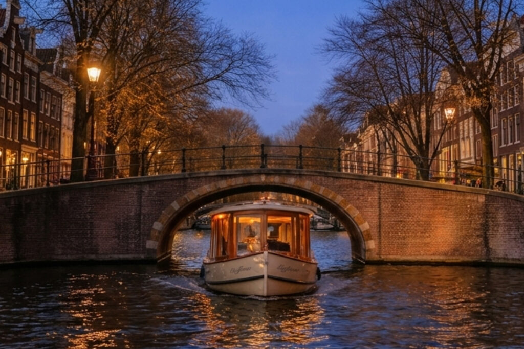 Bootje varen Amsterdam